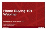 Denver home buying webinar 12.19.12