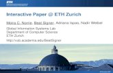 Interactive Paper @ ETH Zurich