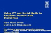 Using ICT and social media to empower persons with disabilities