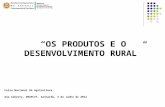 Os Produtos e o Desenvolvimento Rural - Ana Alberty