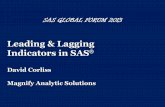 Leading & Lagging Indicators in SAS