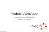 Mobile WebApps