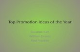 Top promotion ideas of the year