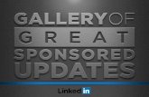 Gallery of Great LinkedIn Sponsored Updates