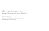 Genomic approaches to assessing ecosystem health