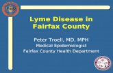 Lyme Disease Town Meeting, Dr. Troell, Fairfax County Health Dept
