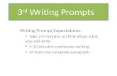 3rd writing prompts
