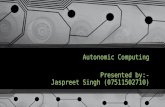 Autonomic Computing (Basics) Presentation