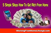 5 Simple Steps Make Money Working From Home-Based Business