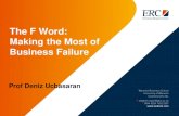 Life after business failure: Recovering from and making the most of business failure