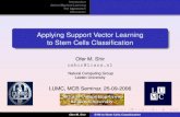 Applying Support Vector Learning to Stem Cells Classification