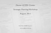 Strategic Planning Workshop Mantar ICTPD CLuster