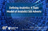 A Topic Model of Analytics Job Adverts (Operational Research Society Annual Conference, Sept 2013)