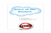 Voice Of The Analyst