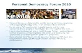 Personal Democracy Forum 2010