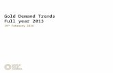 World Gold Council: Full Year 2013 Gold Demand Trends