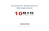Customer Experience Management: 10 Big Ideas