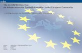 The EU INSPIRE Directive: An Infrastructure for Spatial Information in the European Community