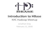 Nyc hadoop meetup   introduction to h base