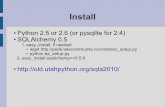 PyCon 2010 SQLAlchemy tutorial