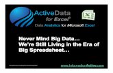Never Mind Big Data: We're Still Living in the Era of Big Spreadsheet