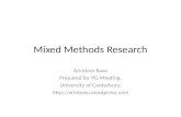Mixed Methods research