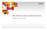 Track 2 session 6   db2 utilities update and best practices v2
