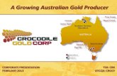 Crocodile Gold Corporate Presentation Feb 2013