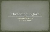 Threading in java - a pragmatic primer