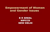 Empowerment Of Women And Gender Issues