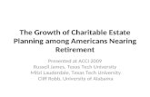 The Growth of Charitable Estate Planning