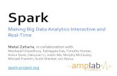 Making Big Data Analytics Interactive and Real-Time