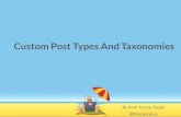 Custom Post Type and Taxonomies in WordPress 3.x