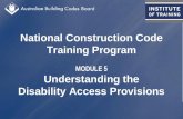 Module 5   understaning disability access provisions