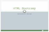 HTML Bootcamp