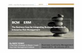 BCM vs ERM: The Business Case for Integration..