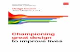 SDNC13 - Membersday - Championing great design to improve lives by John Mathers, Design Council UK CEO