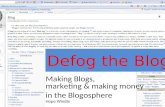 Defog  The Blog week1