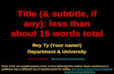 Academic Professional Scientific Research Presentation PPT Template Rey Ty