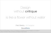 Design without critique is like a flower without water (#uxce13 version)