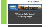 Winning Paid Search Landing Pages - SMX Stockholm 2012