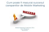 Cum poate fi masurat succesul campaniilor de mobile marketing