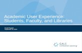 Academic User Experience: Students, Faculty, and Libraries