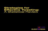 Strategies for Effective Tweeting: A Statistical Review