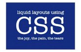 Liquid layouts with CSS