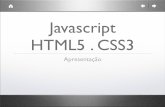 Javascript, HTML5 e CSS3