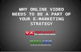Why Online Video Should Be Part Of Your E-Marketing Strategy