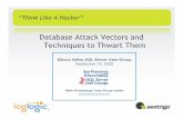 Think Like a Hacker - Database Attack Vectors
