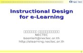 Instructional Design for e-Learning