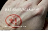 Could Hardware Hacking Save Us? (Alexandra Dechamps-Sonsino)